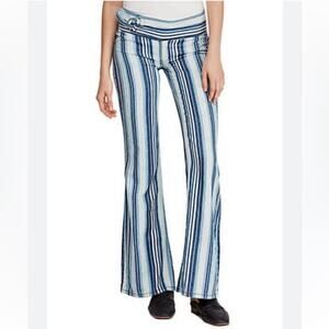 Free People We the Free Journey Stripe Flair Jean size 29 New with Tag
